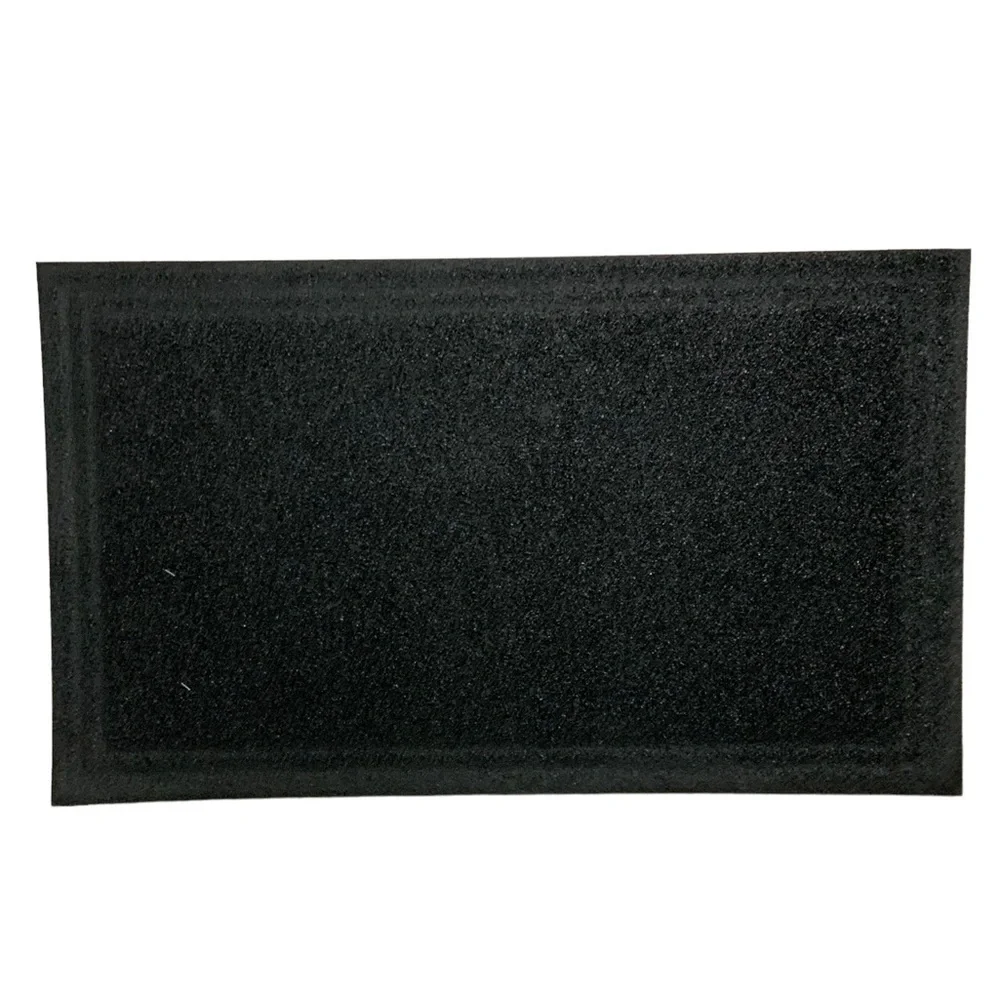 Doormat Christmas Poinsettia Heavy Duty Indoor/Outdoor Red Black 18 x 30 in